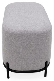 Pouf grigio, larghezza 82 cm Harry - Tenzo