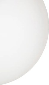 Lampada a sospensione scandinava smart oro con vetro opale 40cm incl. WiFi A60 - Ball 40