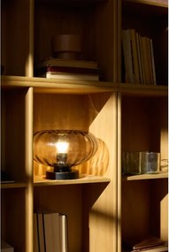 Osram - Lampada da tavolo DECOR SMOKE 1xE27/12W/230V nera/grigio fumé