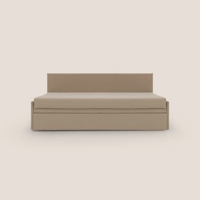 Naviglio Divano duplex con doppio letto in tessuto simil cotone impermeabile T13 beige