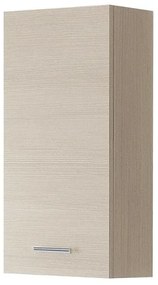 Pensile bagno sospeso 35 cm larice con ripiano regolabile Desya