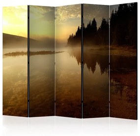 Paravento Forest and lake II [Room Dividers]