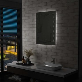 Specchio Da Parete A Led Per Bagno 60x80 Cm /