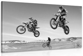 Stampa su tela – Per motociclisti in bianco e nero