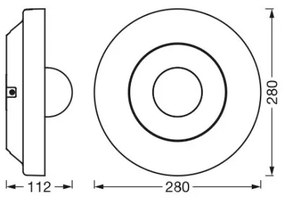 Ledvance - LED Lampada da esterno con sensore e camera LED/22W/230V IP44 Wi-Fi
