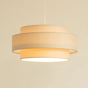 Brilagi - Lampadario sospeso su cavo RESNA 1xE27/60W/230V Ø 40 cm beige