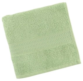 Asciugamano verde in puro cotone, 50 x 90 cm - Foutastic