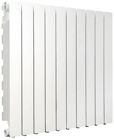 Radiatore acqua calda PRODIGE MODERN in alluminio, 10 elementi, interasse 700 mm, bianco