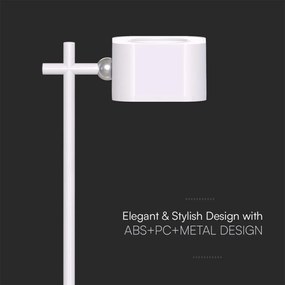 Lampada LED da Tavolo Magnetica 3W Ricaricabile USB‑C Bianca