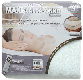 Scaldasonno Scaldaletto Matrimoniale Imetec  Sensitive Maxi 6811  Dimensioni e Misure Matrimoniale