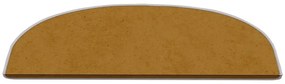 Gradini marrone chiaro in set da 16 pezzi 20x65 cm Plain Color - Vitaus