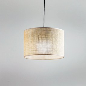 Lampada a sospensione Juta TK Lighting, dimmerabile, Marrone / Ruggine, Soggiorno / Sala da pranzo, Tessuto / Stoffa / Seta, Lampada a sospensione