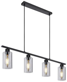 Globo 15465-4H - Lampadario a sospensione con filo HADERA 4xE27/60W/230V