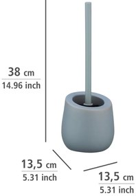 Scopino in ceramica grigio Badi - Wenko