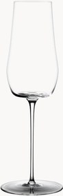 Set di 2 flute da champagne in cristallo Green Wave