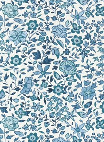 Clarke & Clarke Carta da parati Gamthi - Cobalt