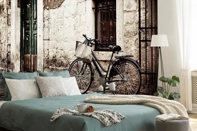 Carta da parati autoadesiva – Bicicletta retrò