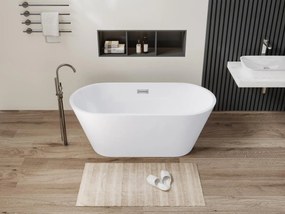 Vasca da bagno freestanding 201 litri 150 x 70 x 58 cm Bianco Di design - TWIGGY