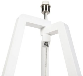 Lampada da terra moderna bianca senza paralume - Puros