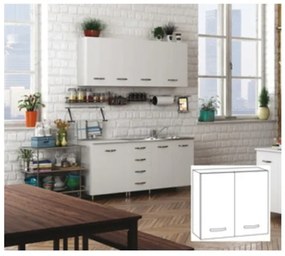 Kit Cucina Pensile 2 Ante 80X32Xh72 Cm Bianco