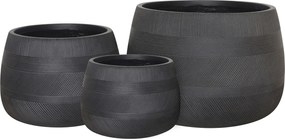 TRIPLY - set 3 vasi in fibra sintetica