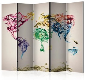 Paravento  Dancing smoke trails II [Room Dividers]  Colore ---, Dimensioni e Misure 225x172