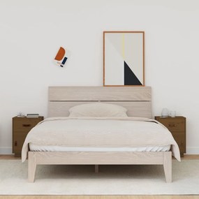 Comodini Ambra 2 Pz 40x34x55 Cm İn Legno Massello Di Pino /