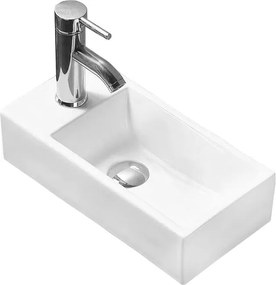 Mexen Inez lavabo da appoggio destro 40 x 20 cm, bianco - 21484000R