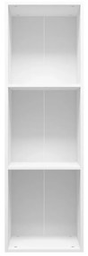 Libreria/mobile tv bianco 36x30x114 cm in legno multistrato