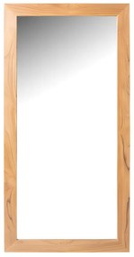 Specchio rettangolare 60 x 120 cm in Teak chiaro - AMLAPURA