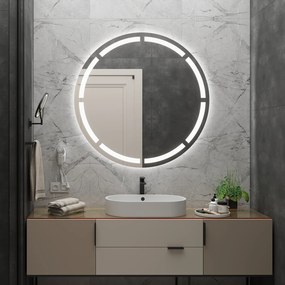 Specchio rotondo con iluminazione LED C2