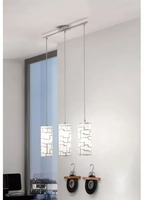 Eglo 92563 - Lampada a sospensione BAYMAN 3xE27/60W/230V