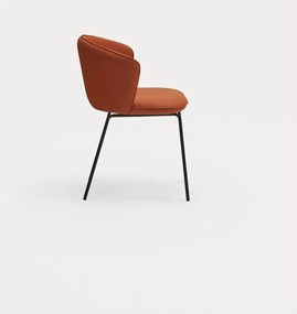 Set di sedie da pranzo arancione in imbottito 2 pz Add – Teulat