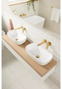 KFA Armatura 4529-810-31 - Miscelatore per lavabo da incasso MALAGA, finitura oro spazzolata