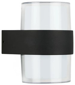 Telefunken 320405TF - Applique da esterno a LED 2xLED/8W/230V IP44 nero