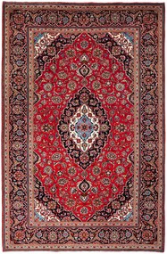 Kashan Tappeto 310x200 Rosso (Iran) Annodato A Mano