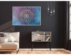 Poster Blue and Pink Mandala