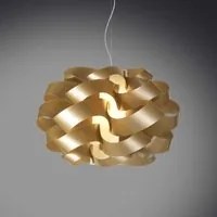 Lampadario a sospensione tre luci CLOUD Oro diametro 75x h50cm