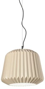 Lampada a sospensione PLUMCAKE in ceramica D35 cm TORTORA