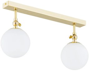 Argon 0844 - Lampadario bagno da appoggio LATINA 2xE14/7W/230V IP44 ottone