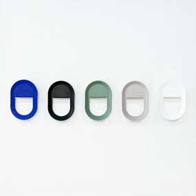 Gancio da parete grigio tortora in acciaio Coucou – Spinder Design