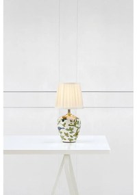 Lampada da tavolo bianca con paralume in tessuto (altezza totale 33 cm) Mansion – Markslöjd