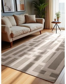 Tappeto grigio/color crema 200x280 cm Perles Onyx – Elle Decoration