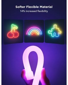 Govee - Neon 2 MATTER striscia LED flessibile 3m RGBIC Wi-Fi