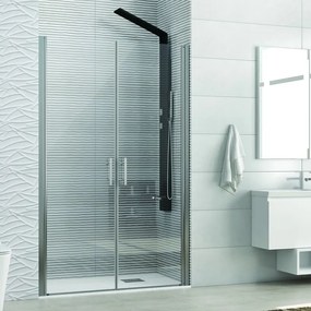 Kamalu - Nicchia doccia saloon 70-75cm finitura cromo | KS2800 saloon