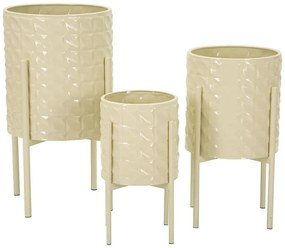 Set di coprivaso in metallo 3 pzø 36 cm Betsy - Mauro Ferretti