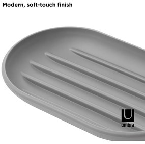 Dispenser di sapone in plastica grigio Touch - Umbra