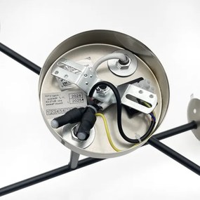 Brilagi - Plafoniera MALIVA 4xE14/15W/230V cromo opaco/fumé