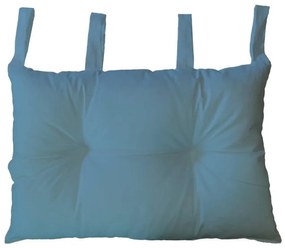 Cuscino testata letto Panama blu 45 x 70 cm