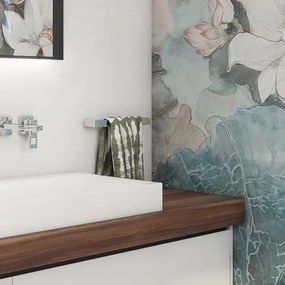 NIMCO MA 29035-26 - Appendiabiti da parete MAYA 36 cm cromo lucido